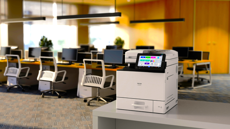 Ricoh IM C401F painel